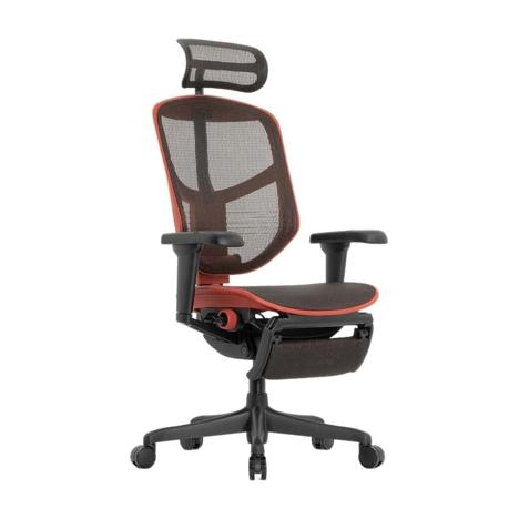 Офисные кресла Falto Enjoy ULTRA GAMING U9 Ottoman  с подножкойRed-Black Mixed каркас/сетка Black Mesh