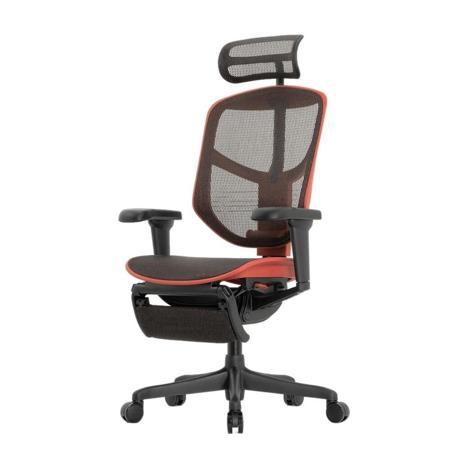 Офисные кресла Falto Enjoy ULTRA GAMING U9 Ottoman  с подножкойRed-Black Mixed каркас/сетка Black Mesh