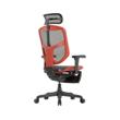 Офисные кресла Falto Enjoy ULTRA GAMING U9 Ottoman  с подножкойRed-Black Mixed каркас/сетка Black Mesh
