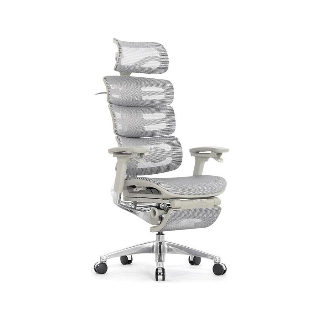 Офисные кресла Falto Falto Evolution Серый каркас, сетка белая