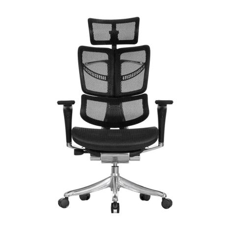 Офисные кресла Falto Fly V2 5D подголовник; каркас черный; сетка черная; подлокотники 6D